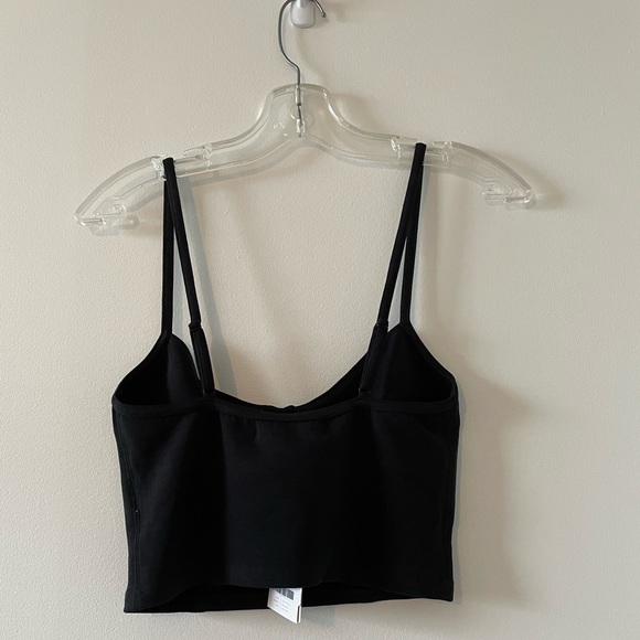 BNWT Oak + Fort Cropped Black Tank Top Size Small - Picture 3 of 6